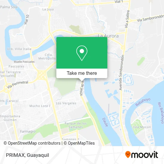 PRIMAX map