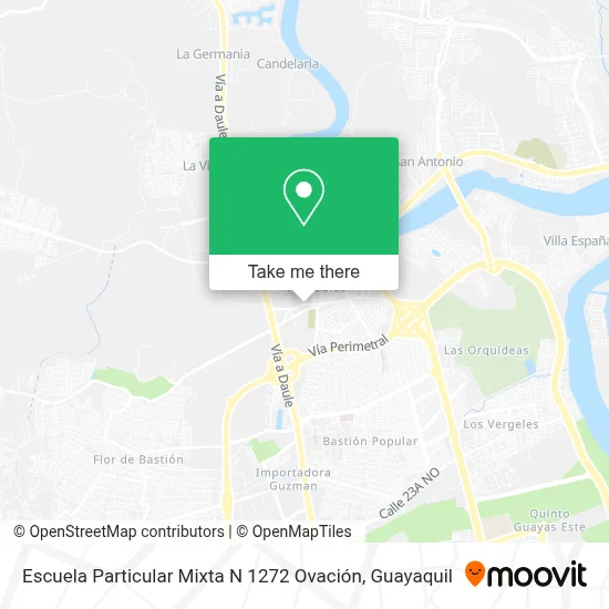 Escuela Particular Mixta N 1272 Ovación map