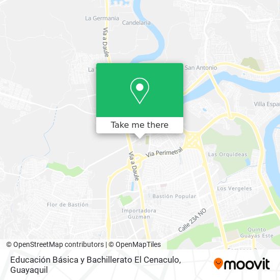 Educación Básica y Bachillerato El Cenaculo map