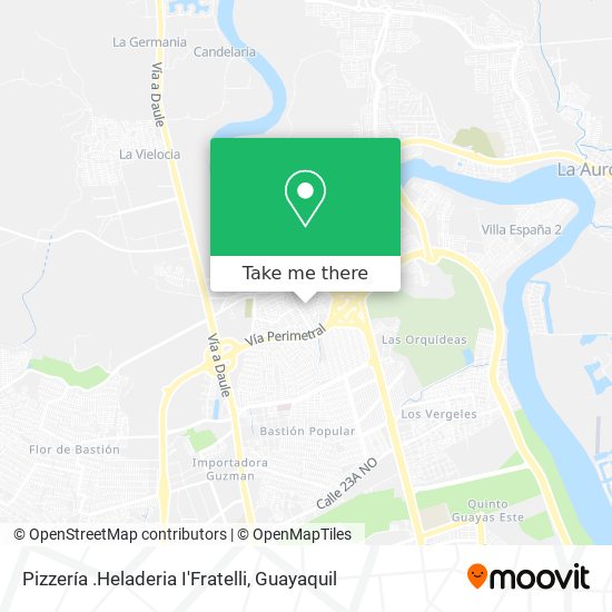 Mapa de Pizzería .Heladeria I'Fratelli