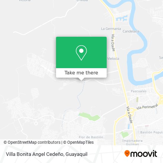 Mapa de Villa Bonita Angel Cedeño