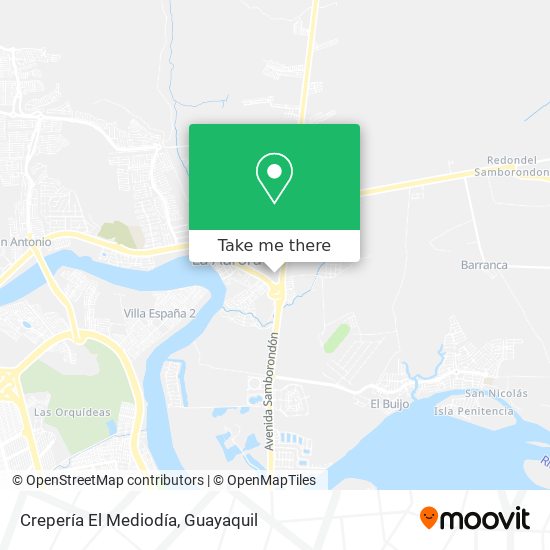 Mapa de Crepería El Mediodía