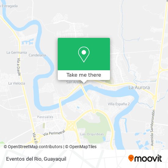 Mapa de Eventos del Rio