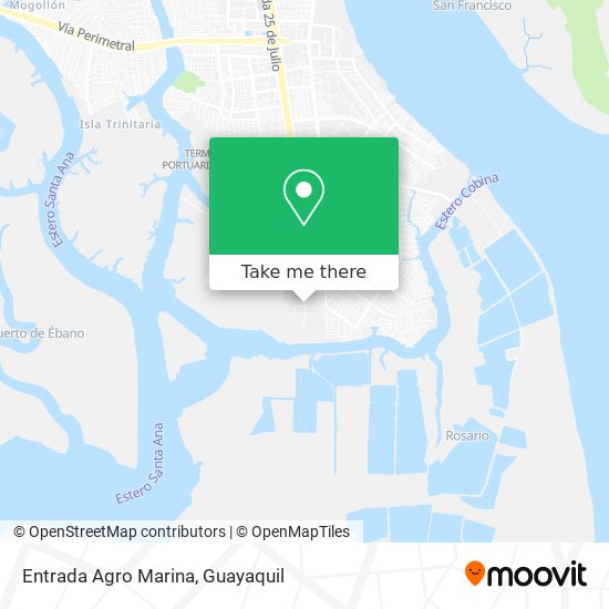 Mapa de Entrada Agro Marina