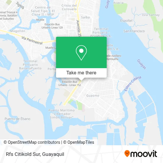Rfs Citikold Sur map