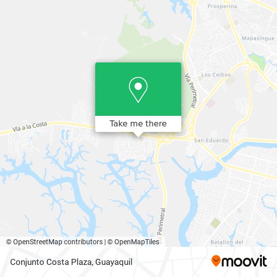 Conjunto Costa Plaza map