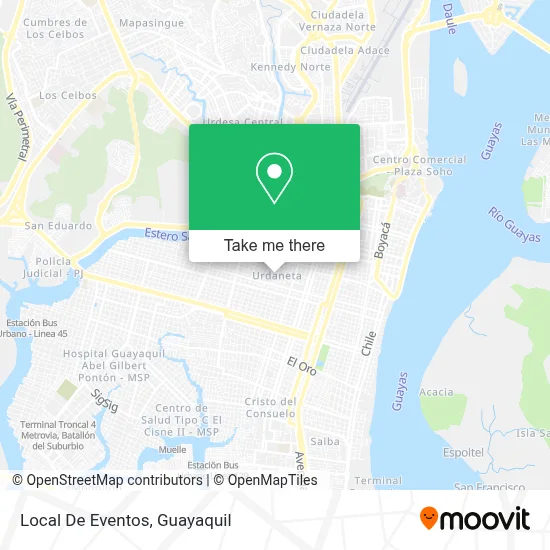 Local De Eventos map