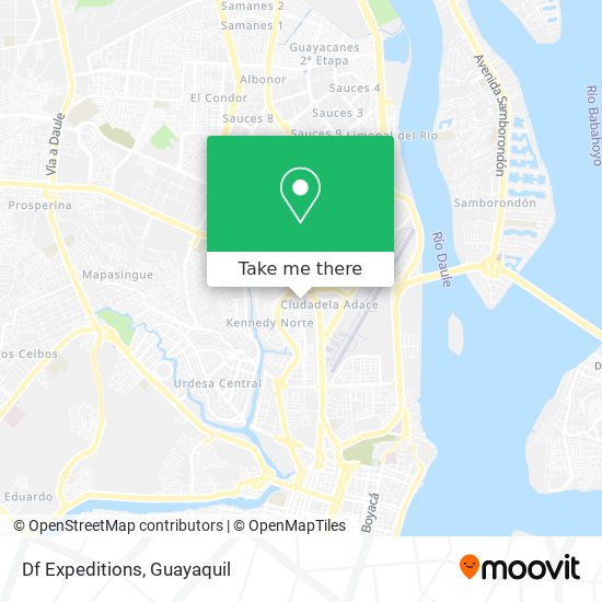 Mapa de Df Expeditions