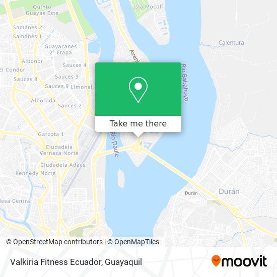 Valkiria Fitness Ecuador map