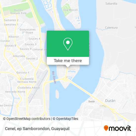 Cenel, ep Samborondon map