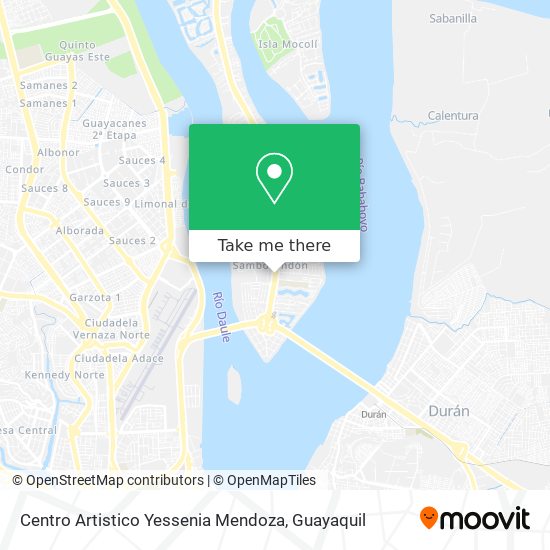 Mapa de Centro Artistico Yessenia Mendoza