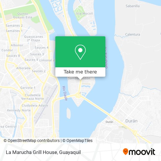 La Marucha Grill House map