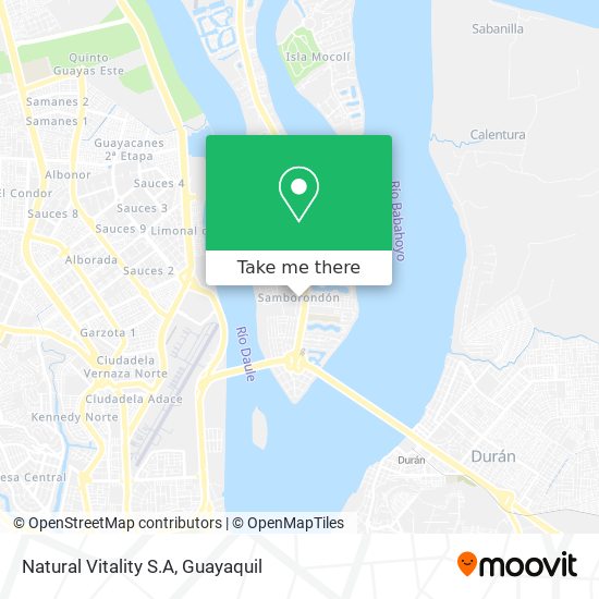 Natural Vitality S.A map