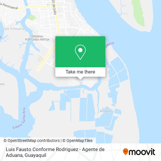 Mapa de Luis Fausto Conforme Rodriguez - Agente de Aduana