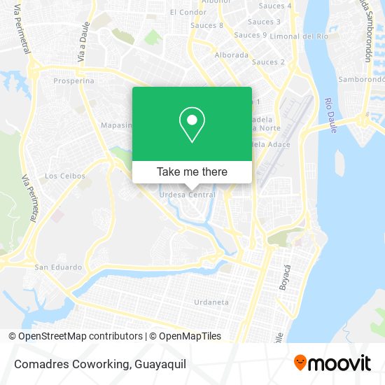 Comadres Coworking map