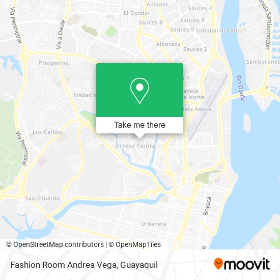 Fashion Room Andrea Vega map