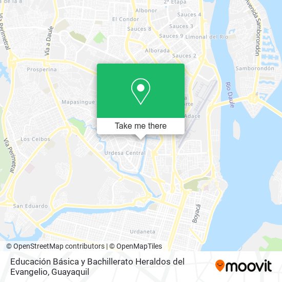 Educación Básica y Bachillerato Heraldos del Evangelio map