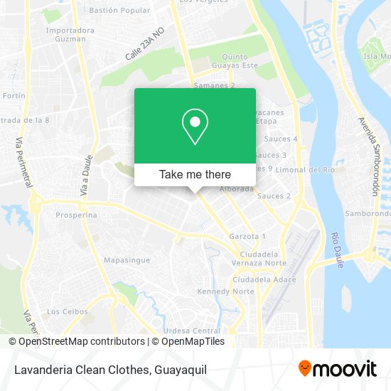 Lavanderia Clean Clothes map