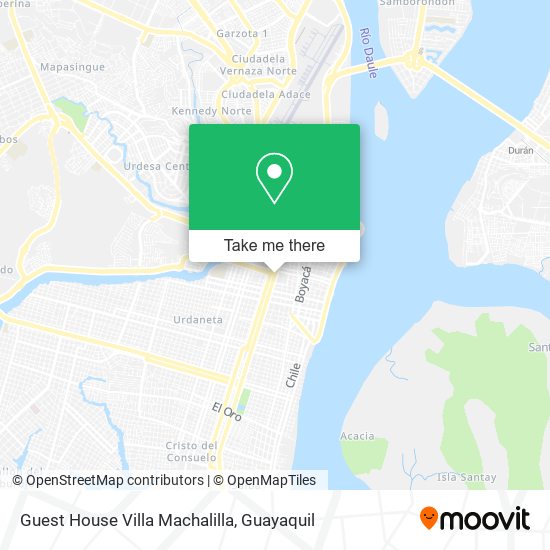 Mapa de Guest House Villa Machalilla