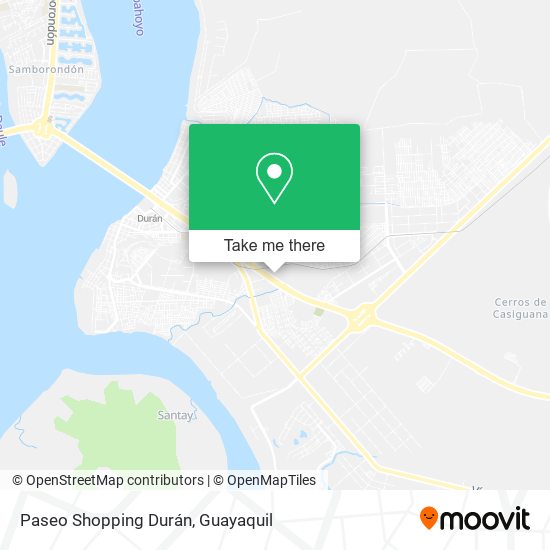 Paseo Shopping Durán map
