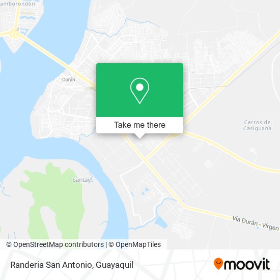 Randeria San Antonio map