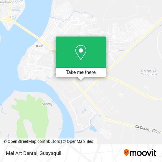 Mel Art Dental map