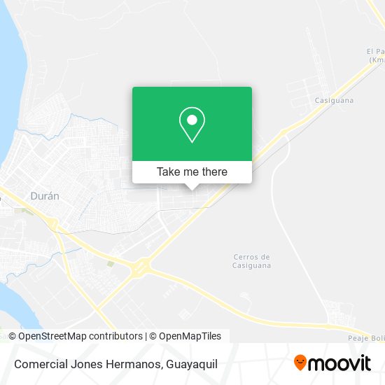 Comercial Jones Hermanos map