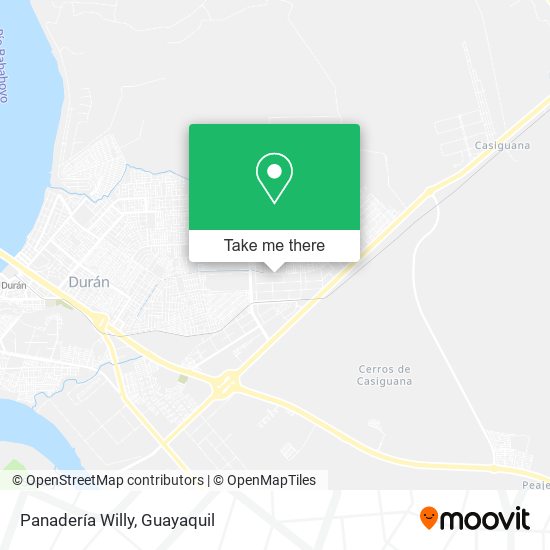 Panadería Willy map