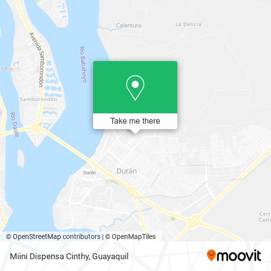 Mapa de Miini Dispensa Cinthy