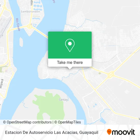 Estacion De Autoservicio Las Acacias map