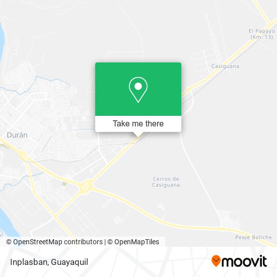Mapa de Inplasban