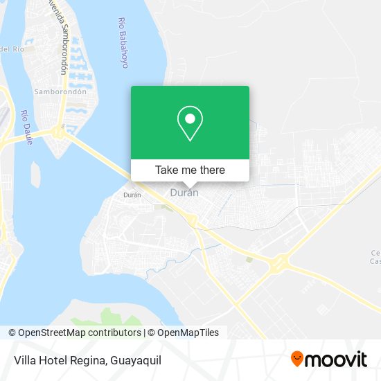 Villa Hotel Regina map