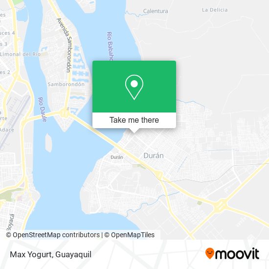 Mapa de Max Yogurt