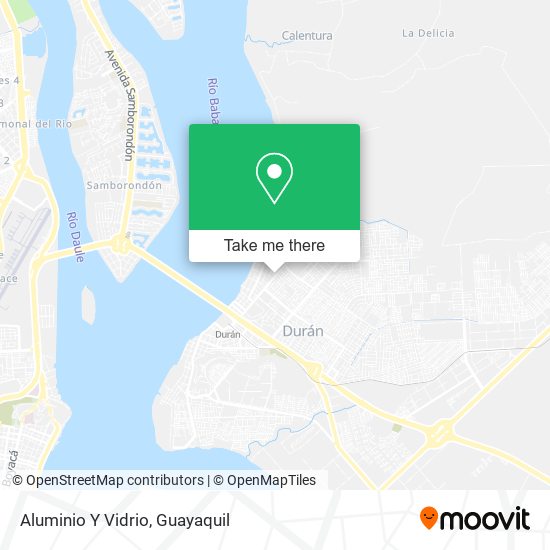 Mapa de Aluminio Y Vidrio