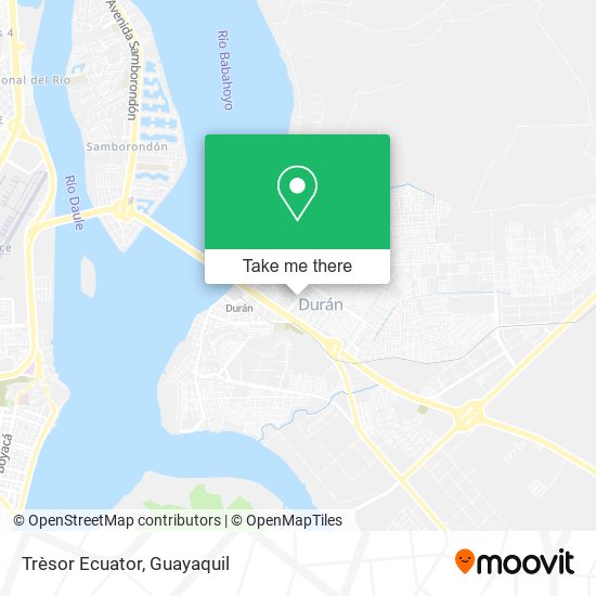 Mapa de Trèsor Ecuator