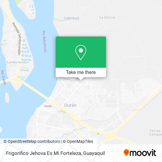 Frigorifico Jehova Es Mi Forteleza map