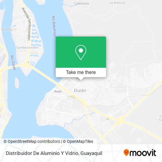 Distribuidor De Aluminio Y Vidrio map