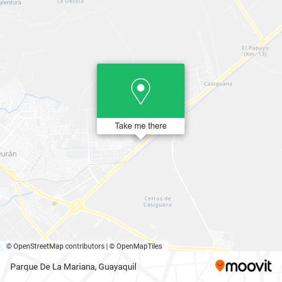 Mapa de Parque De La Mariana