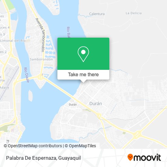 Palabra De Espernaza map