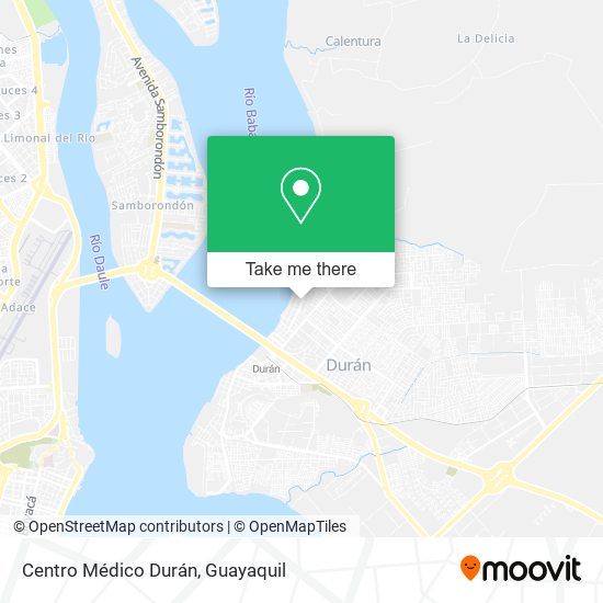 Centro Médico Durán map