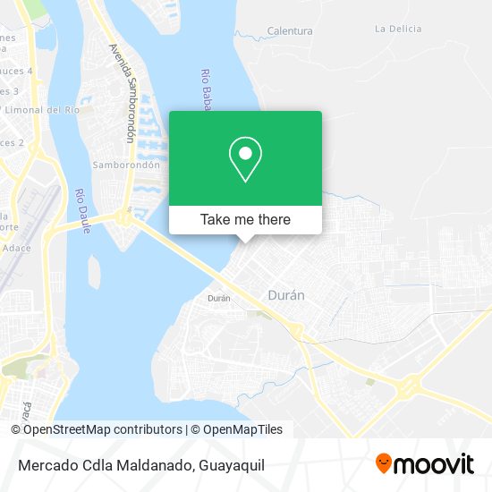 Mercado Cdla Maldanado map