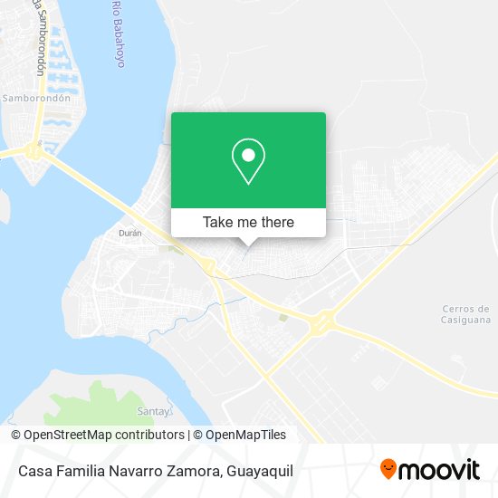 Mapa de Casa Familia Navarro Zamora