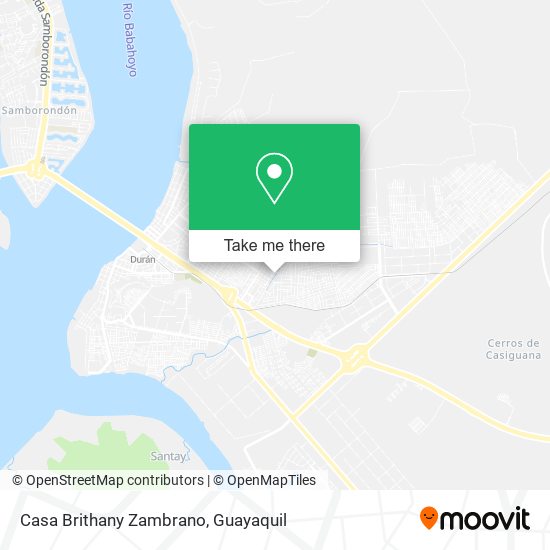 Casa Brithany Zambrano map