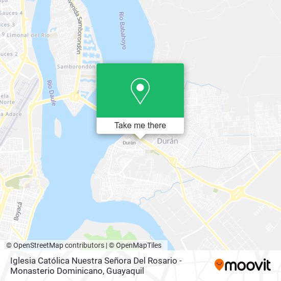 Iglesia Católica Nuestra Señora Del Rosario - Monasterio Dominicano map