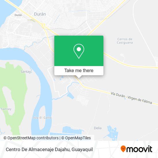 Centro De Almacenaje Dajahu map