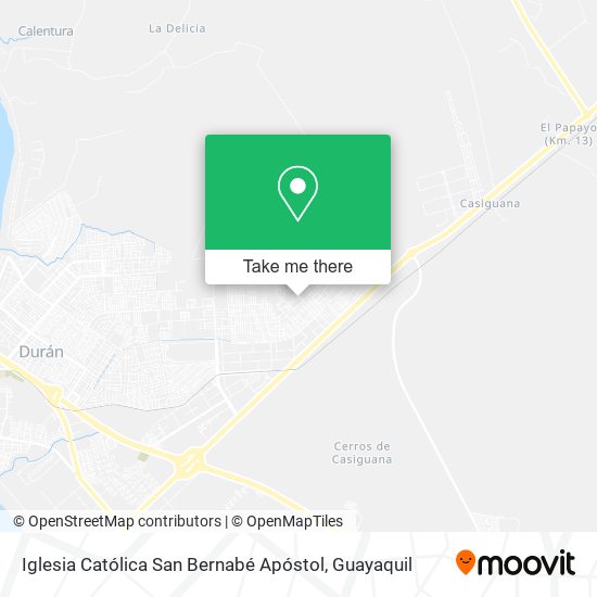 Iglesia Católica San Bernabé Apóstol map
