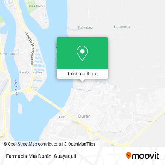 Farmacia Mía Durán map