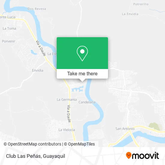 Club Las Peñás map