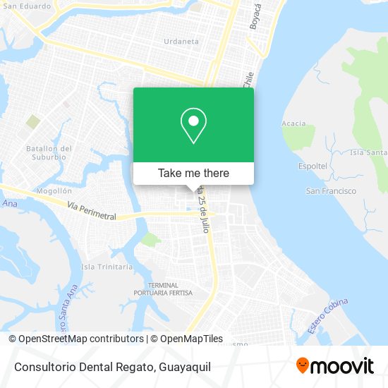 Consultorio Dental Regato map