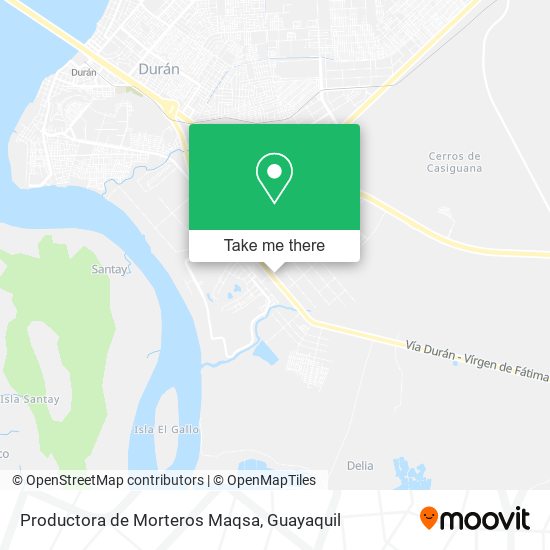 Productora de Morteros Maqsa map